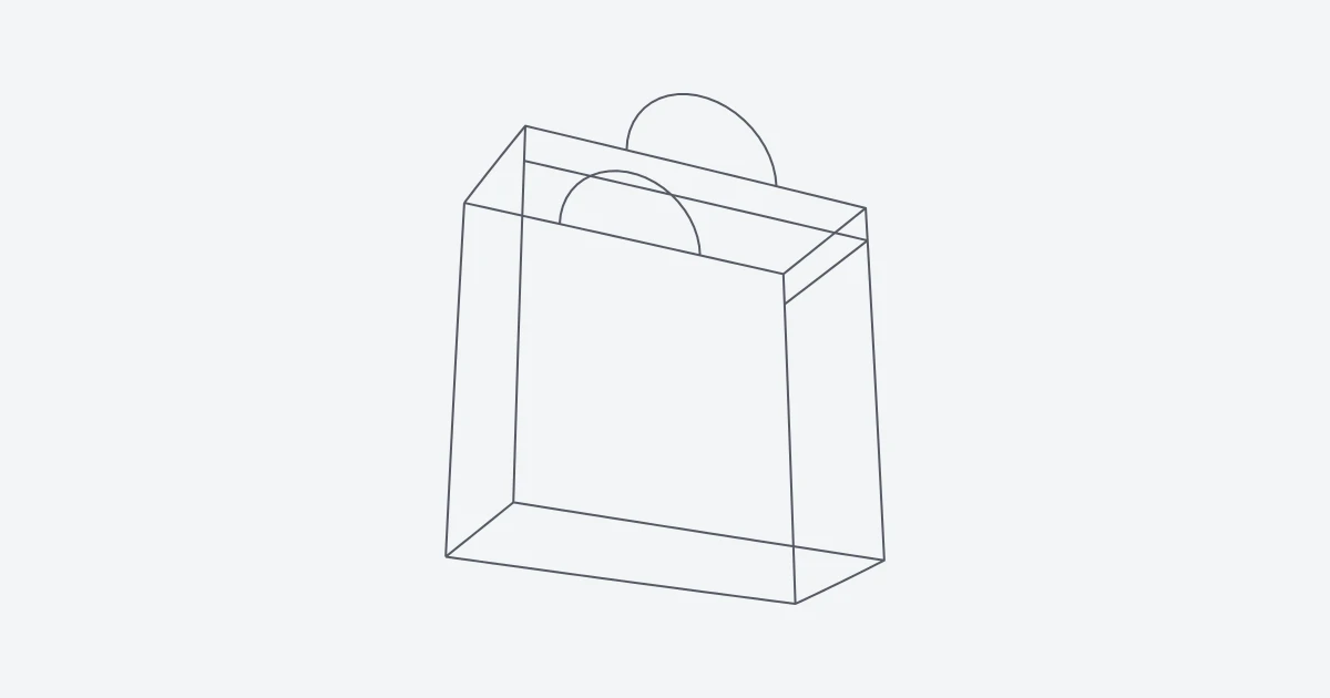Bolsa de la compra en 3D