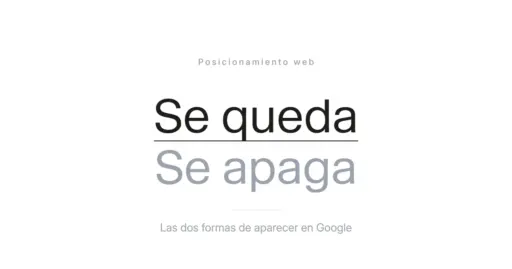 Dos formas de aparecer en Google: el posicionamiento organico se queda y el inorganico se apaga al dejar de pagar